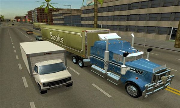 十八轮大卡车模拟驾驶游戏中文手机版图1: