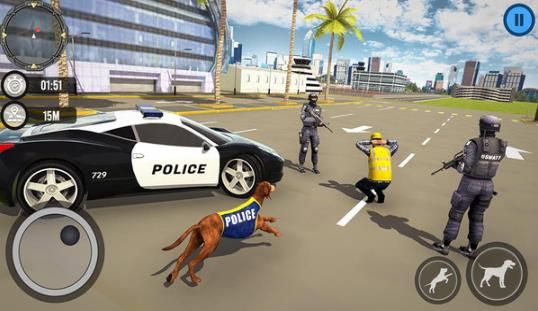 真实警司警犬追凶模拟器无敌版安卓最新版下载图2: