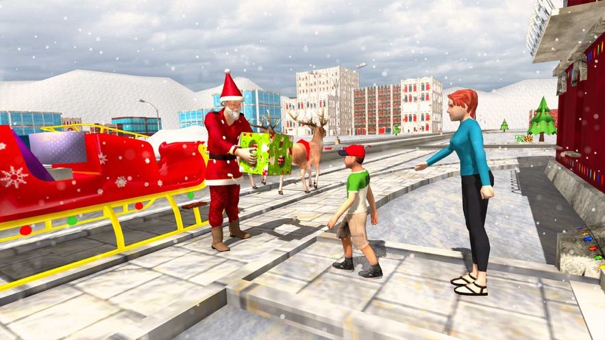 新的圣诞老人礼物交付模拟器2020手机游戏安卓版图4: