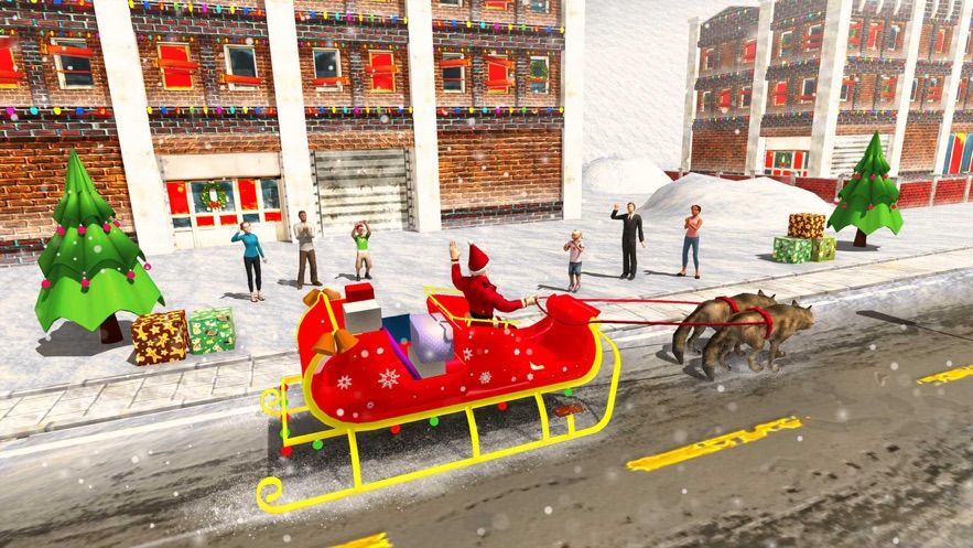 新的圣诞老人礼物交付模拟器2020手机游戏安卓版截图2: