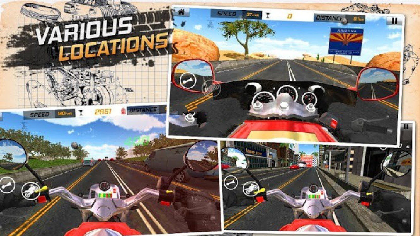 交通骑手公路赛游戏安卓版中文版下载图1: