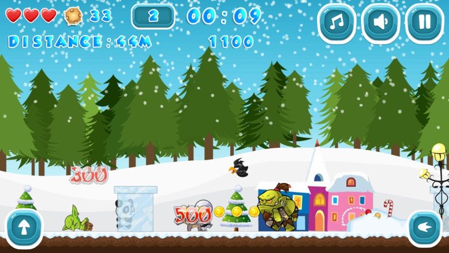 圣诞熊猫运行传说游戏安卓版免费下载截图2: