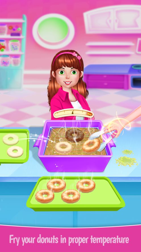 我的甜点甜甜圈食品厨房游戏汉化最新版下载图1: