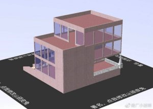 明日之后落地窗别墅设计蓝图：豪华落地窗房子平面设计图图片9