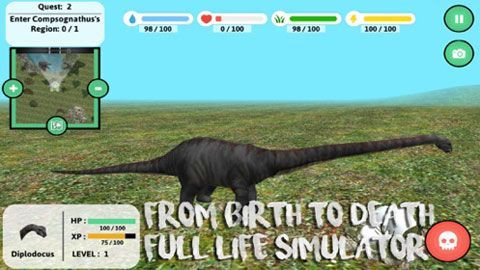 梁龙模拟器无限生命无敌最新版 Diplodocus Simulator图3: