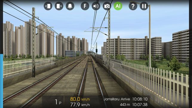 中国高铁和谐号模拟驾驶游戏苹果手机版图1: