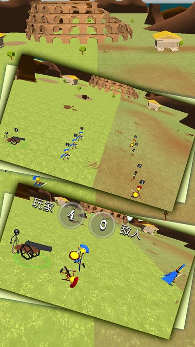 火柴人骑士战争3D游戏官方安卓中文版下载图1:
