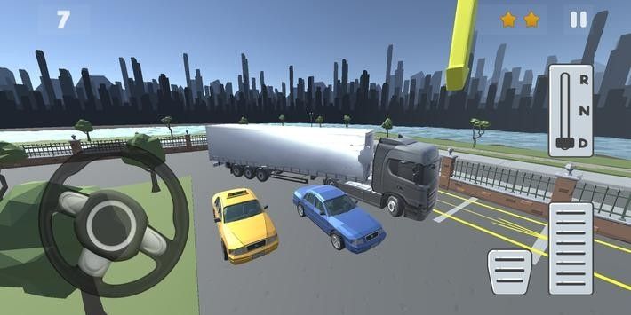 卡车停车模拟器2019城市中文游戏手机版下载图3:
