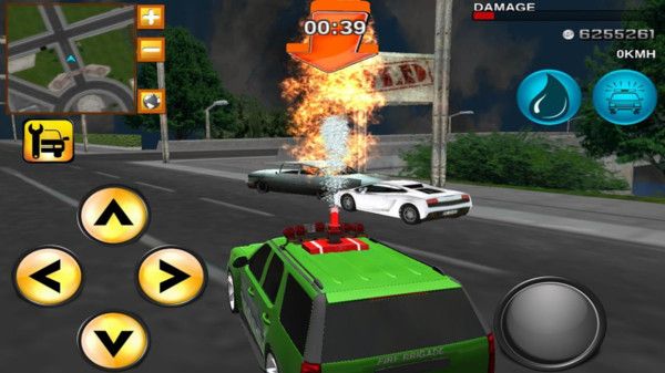 疯狂的消防员司机游戏安卓版下载图3: