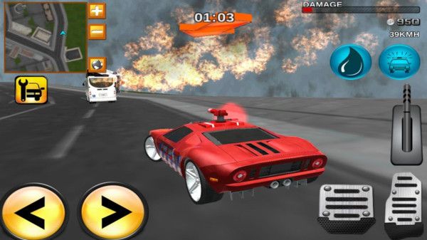 疯狂的消防员司机游戏安卓版下载图1: