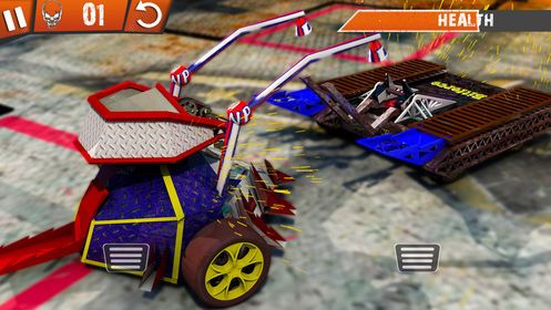 机器人汽车碰撞战舰游戏免费钻石最新版图2:
