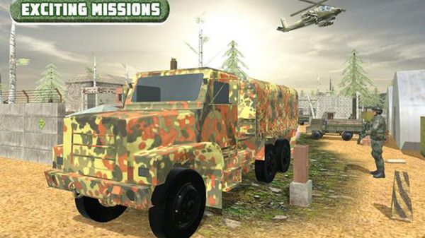 军队卡车山爬坡道驾驶游戏最新版全关卡完整下载图3: