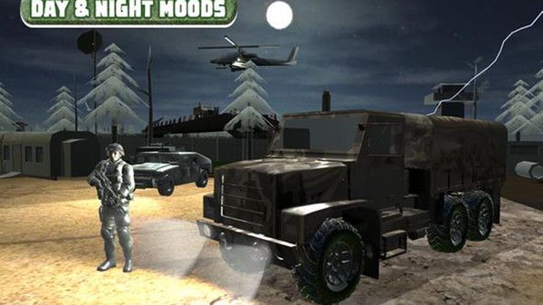 军队卡车山爬坡道驾驶游戏最新版全关卡完整下载图2:
