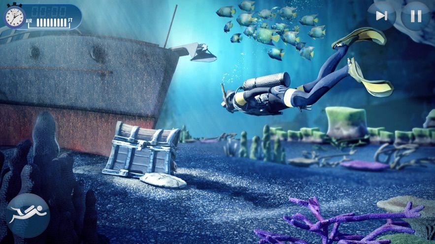 筏生存水肺潜水3D游戏手机最新版图4: