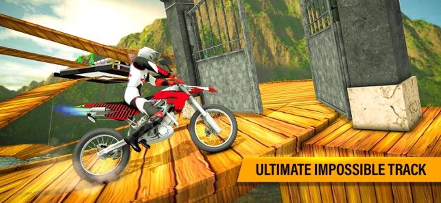 疯狂的越野自行车特技天空游戏2020最新版2