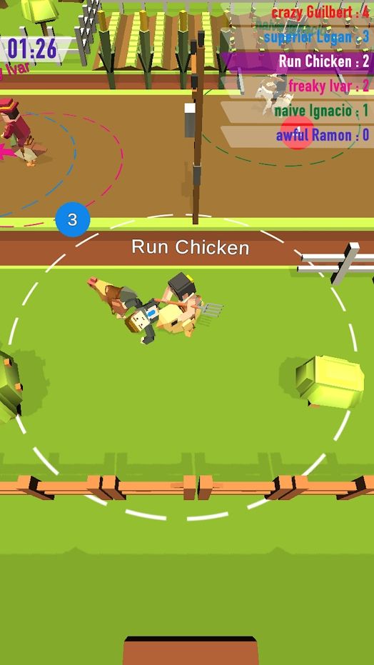 跑个鸡儿游戏安卓中文版（RunChickenRun）图3: