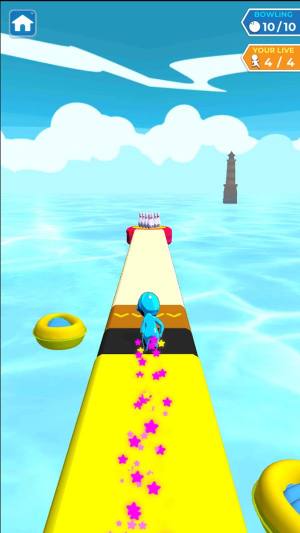 水上滑行保龄球游戏图4