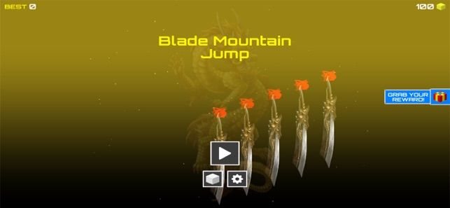 刀锋跳山游戏安卓版（Blade Mountain Jump）图片1