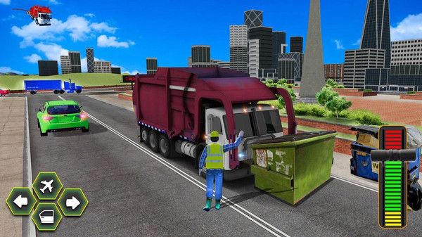 飞行垃圾车模拟驾驶游戏安卓版下载图2: