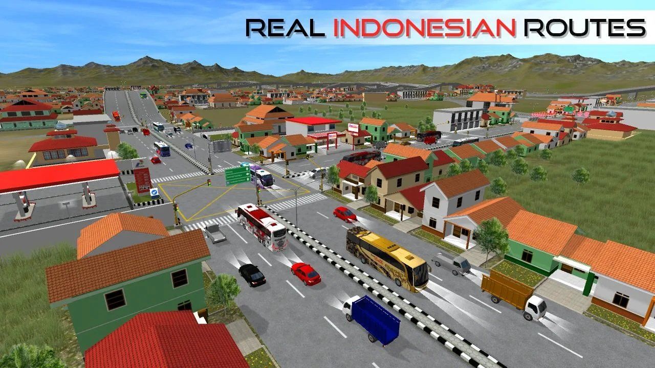 印尼巴士模拟器3.4.3版本汉化版中文更新版图3: