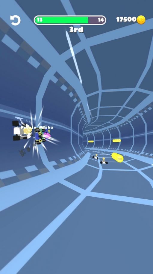 隧道卡丁车游戏免费金币最新版图片1