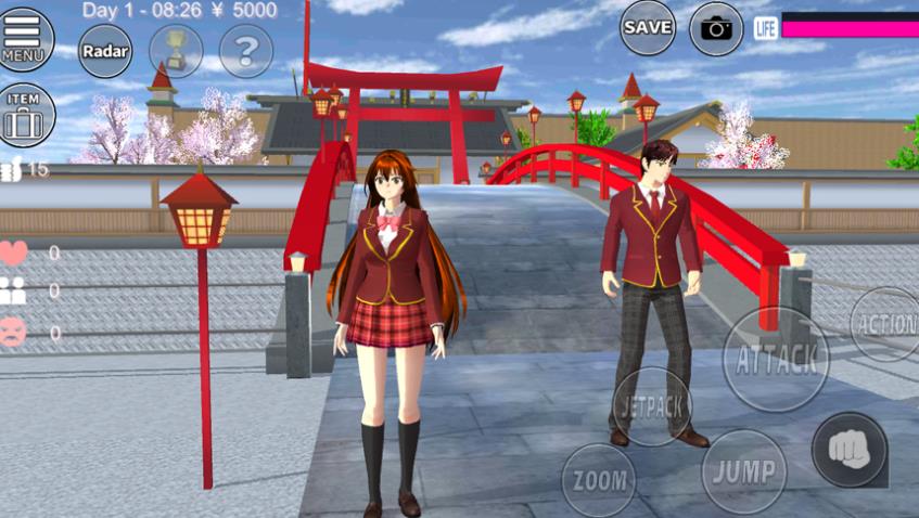樱花校园模拟器最新版下载有别墅中文版图1: