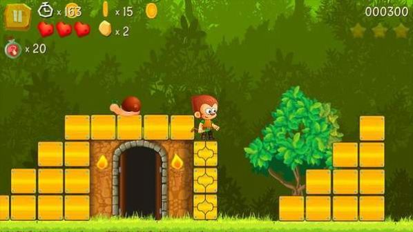 超级猴子森林跳游戏免费金币最新版图片2