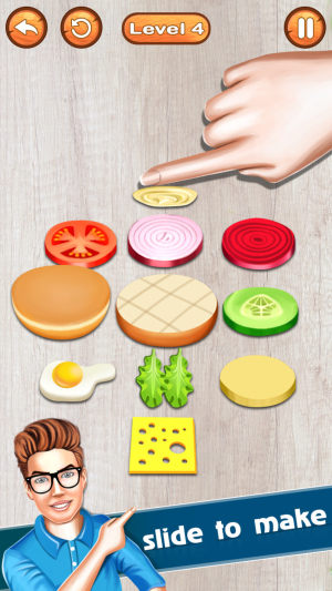 儿童汉堡包制作游戏安卓中文版图片2