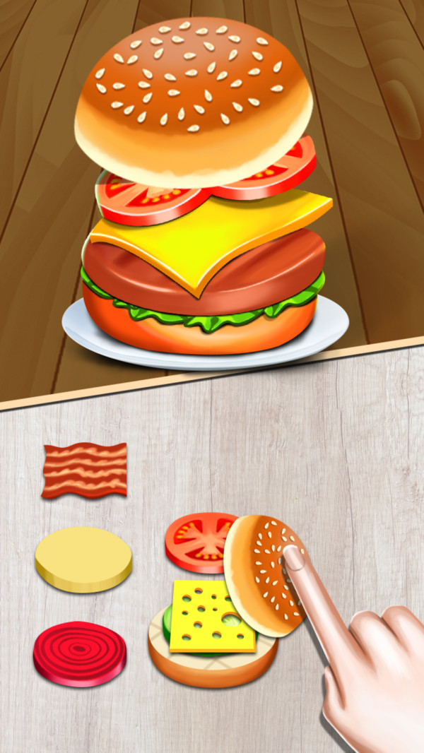 儿童汉堡包制作游戏安卓中文版图1: