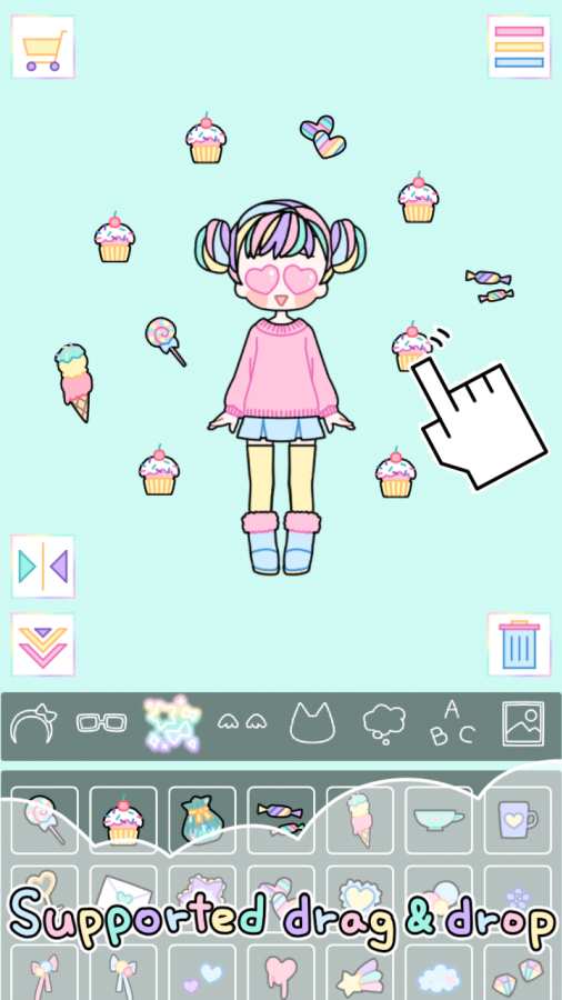 彩虹女孩Pastel Girl游戏安卓汉化版下载图1: