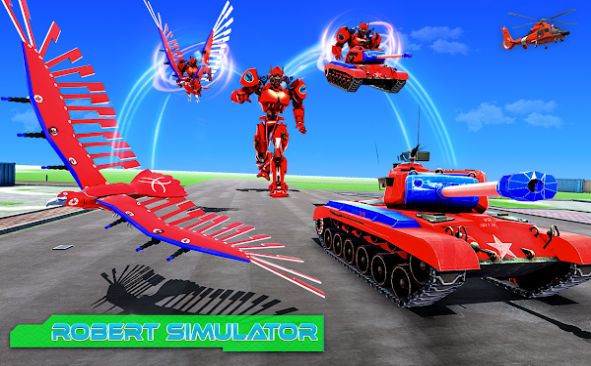 鹰机器人飞行模拟2020游戏手机版图1: