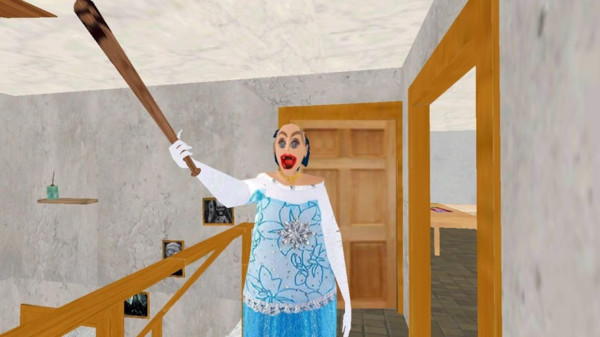 恐怖的蓝衣服奶奶游戏安卓官方版图1: