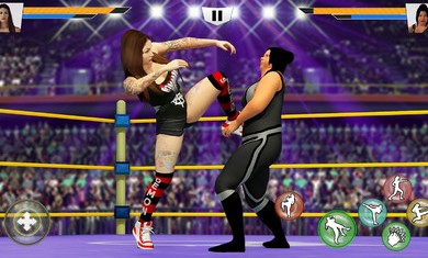 美女摔跤模拟器全角色完整免费金币最新版图片2