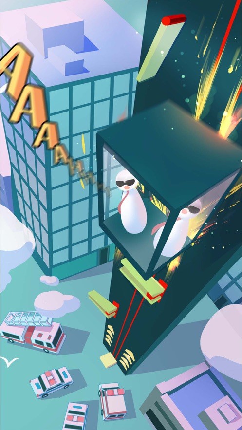 电梯惊魂安全落地游戏官方中文版图片2