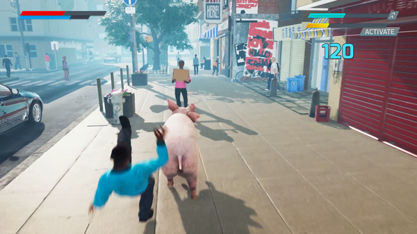 Pig Skater Simulator游戏中文手机版图1:
