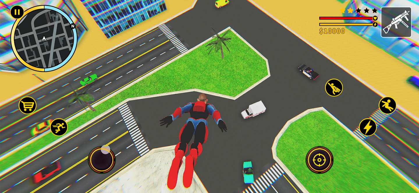 飞天蜘蛛超级英雄游戏安卓版图1: