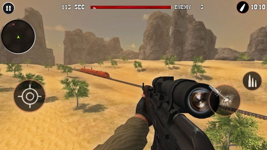 狙击火车射击战争中文版安卓最新版图3:
