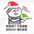 抖音卖圣诞帽红的十块绿的免费表情包图片下载图3:
