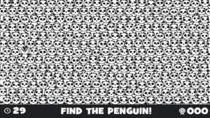 捉迷藏的企鹅黑白寻物游戏图1