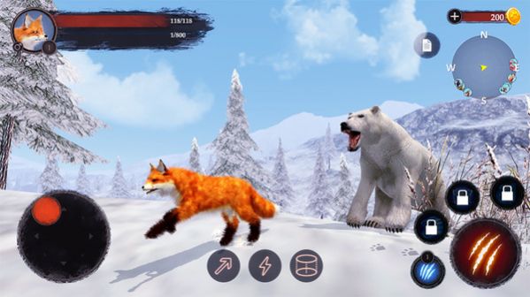 野生狐狸模拟器游戏免费金币中文最新版图3: