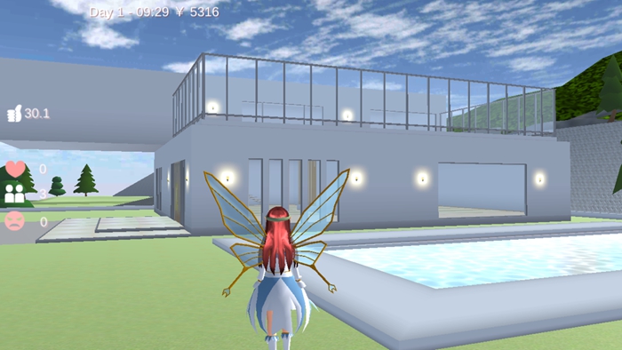 樱花校园模拟器更新了蝴蝶仙子衣服1.038圣诞节版本图2: