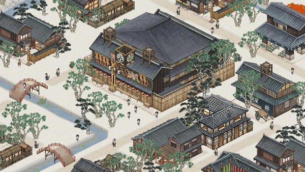 闲置江户模拟城市建设者游戏中文汉化版图片2