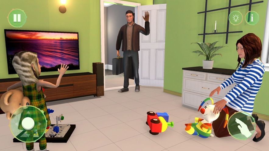 家庭虚拟妈妈模拟器中文汉化版游戏（Family Simulator Virtual Mom）图2: