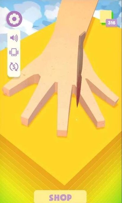 刀戳手指缝游戏手机安卓版图1: