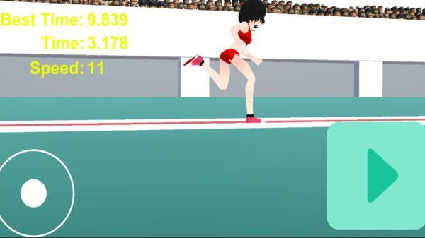 女高中生100米短跑游戏中文手机版图片2