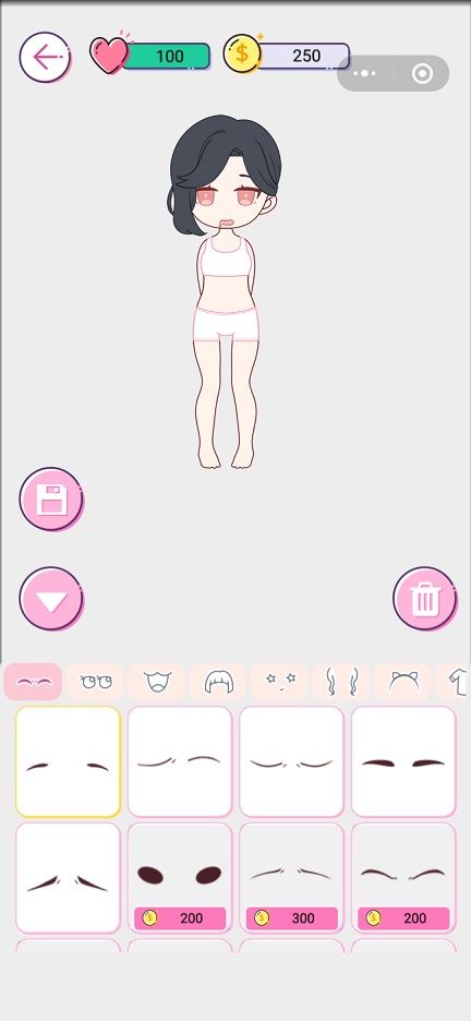 微信美少女装扮计划小游戏手机版图片2
