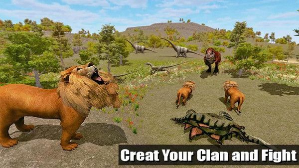 野狮VS恐龙模拟游戏中文手机版图片2