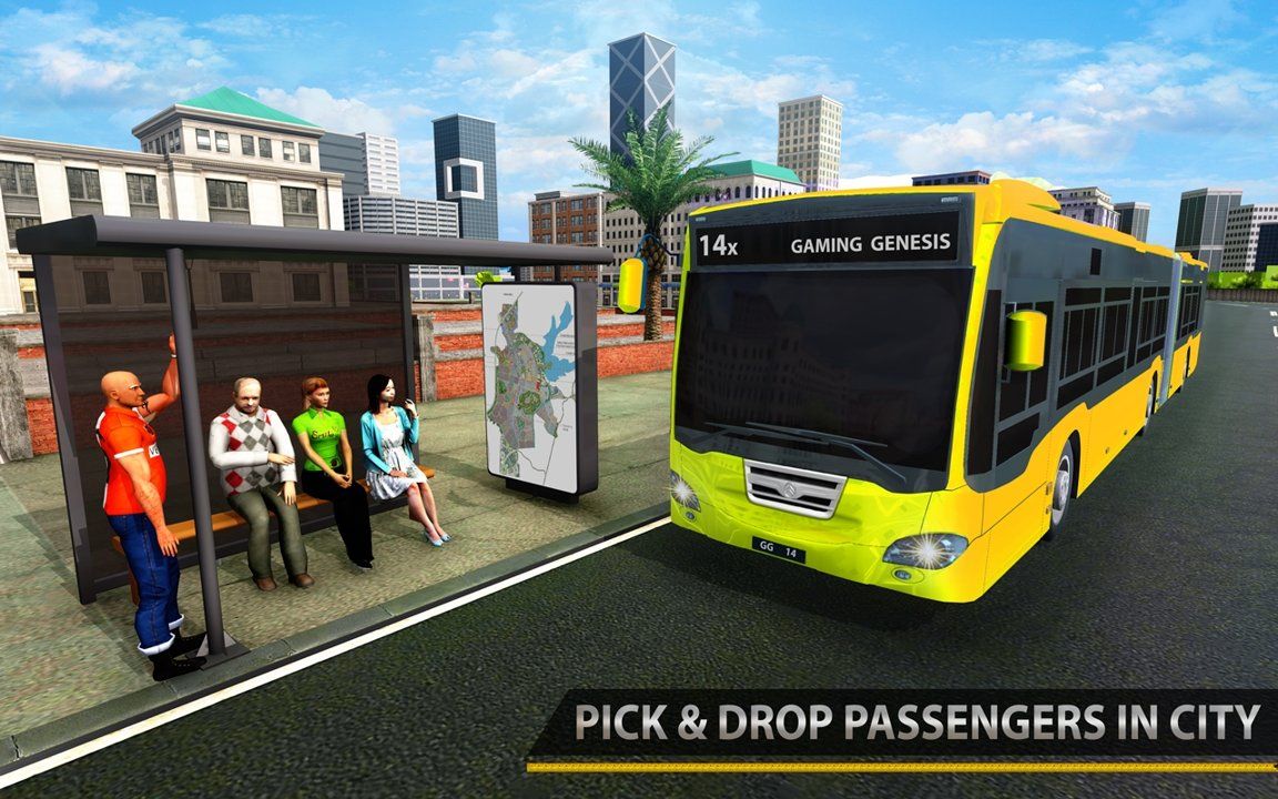 现代城市公交车驾驶模拟器最新版免费金币版图3: