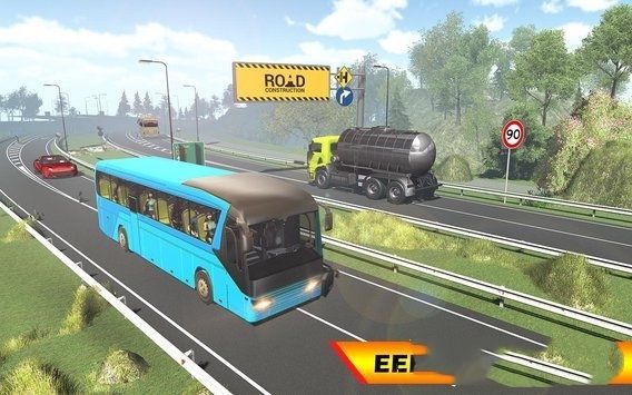 美国长途巴士模拟驾驶中文手机版游戏图1: