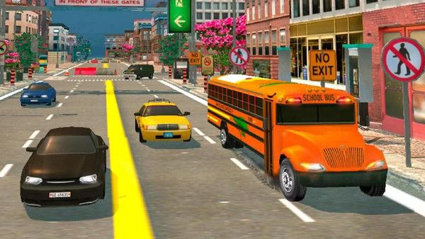 模拟高中巴士驾驶游戏安卓最新版图片2